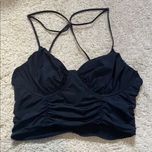 Black crop top from urban outfitters